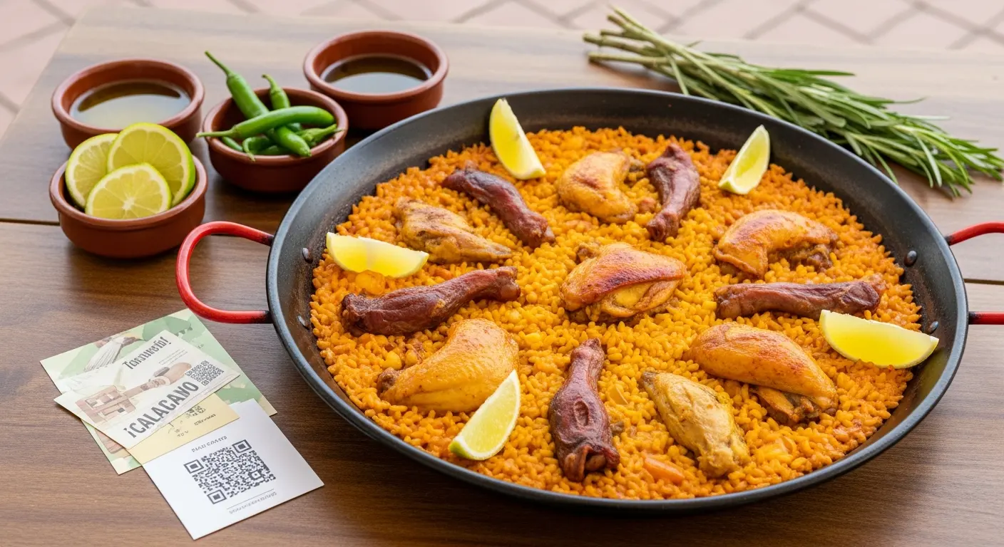 Carta digital para arrocería: arroces, paellas y tiempos de espera bien explicados