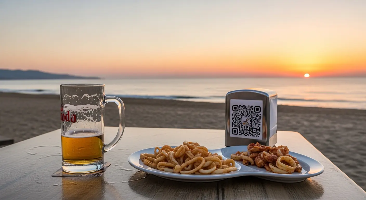 Carta digital para chiringuito de playa: turistas, multidioma y precios actualizados