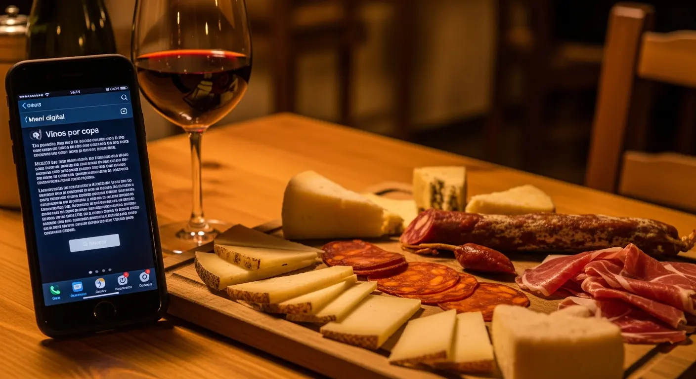 Carta digital para restaurante de tapas y vinos: estructura que vende más