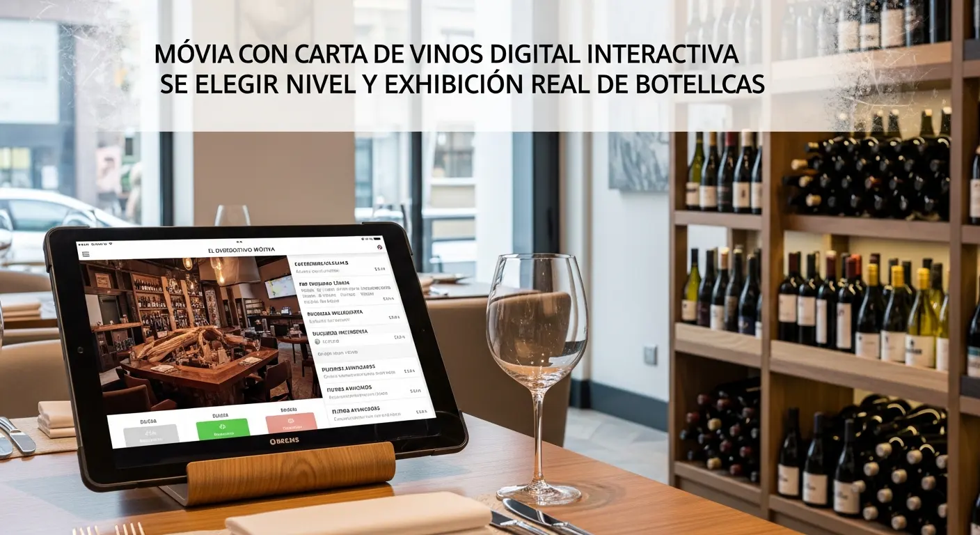 Carta digital de vinos con maridaje: cómo presentarla bien