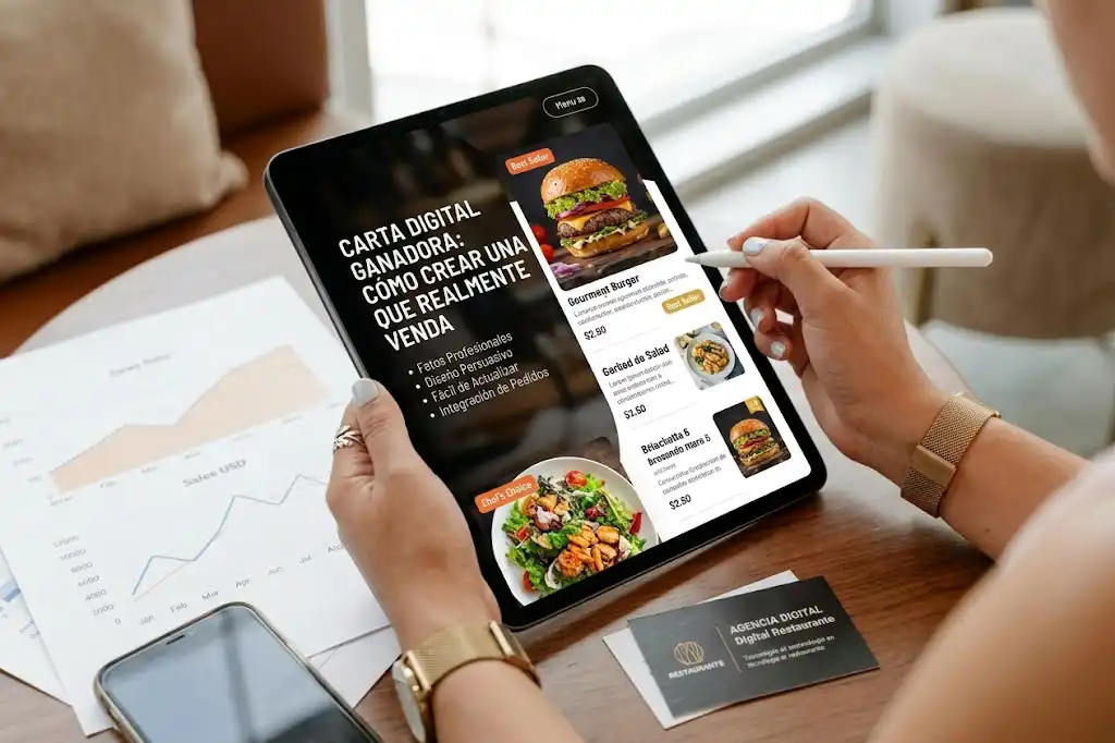 La Guía Definitiva: Cómo crear una Carta Digital que realmente venda (2025)