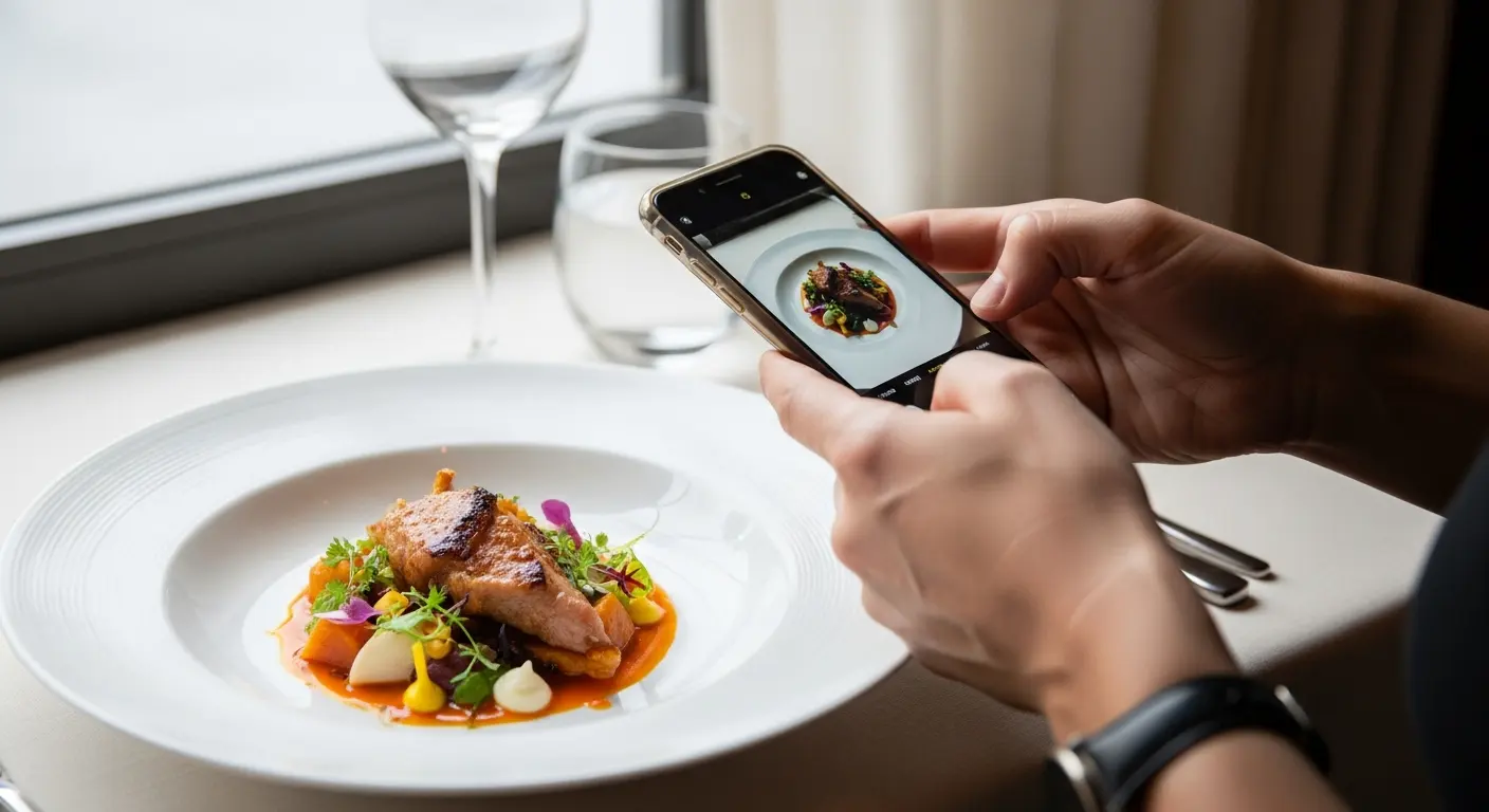 Fotografía gastronómica con móvil: tips para que tu plato luzca bien