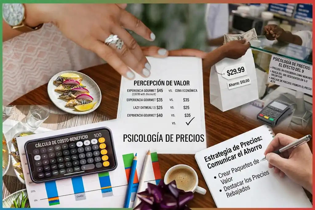 Psicología de Precios: 5 Estrategias para diseñar tu carta